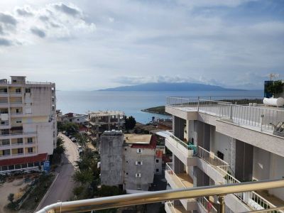 Saranda, 2.-izb. apartmán s výhľadom na more Korfu - 1