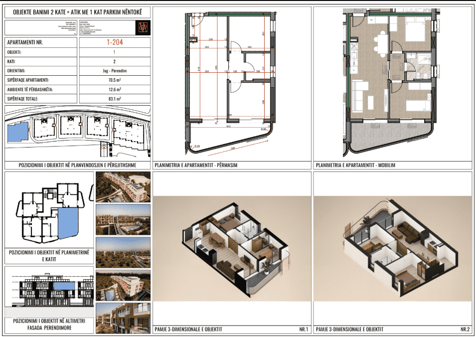 3-izbový apartmán v projekte VM Hills Residence, Golem – 10 minút od pláže - 2