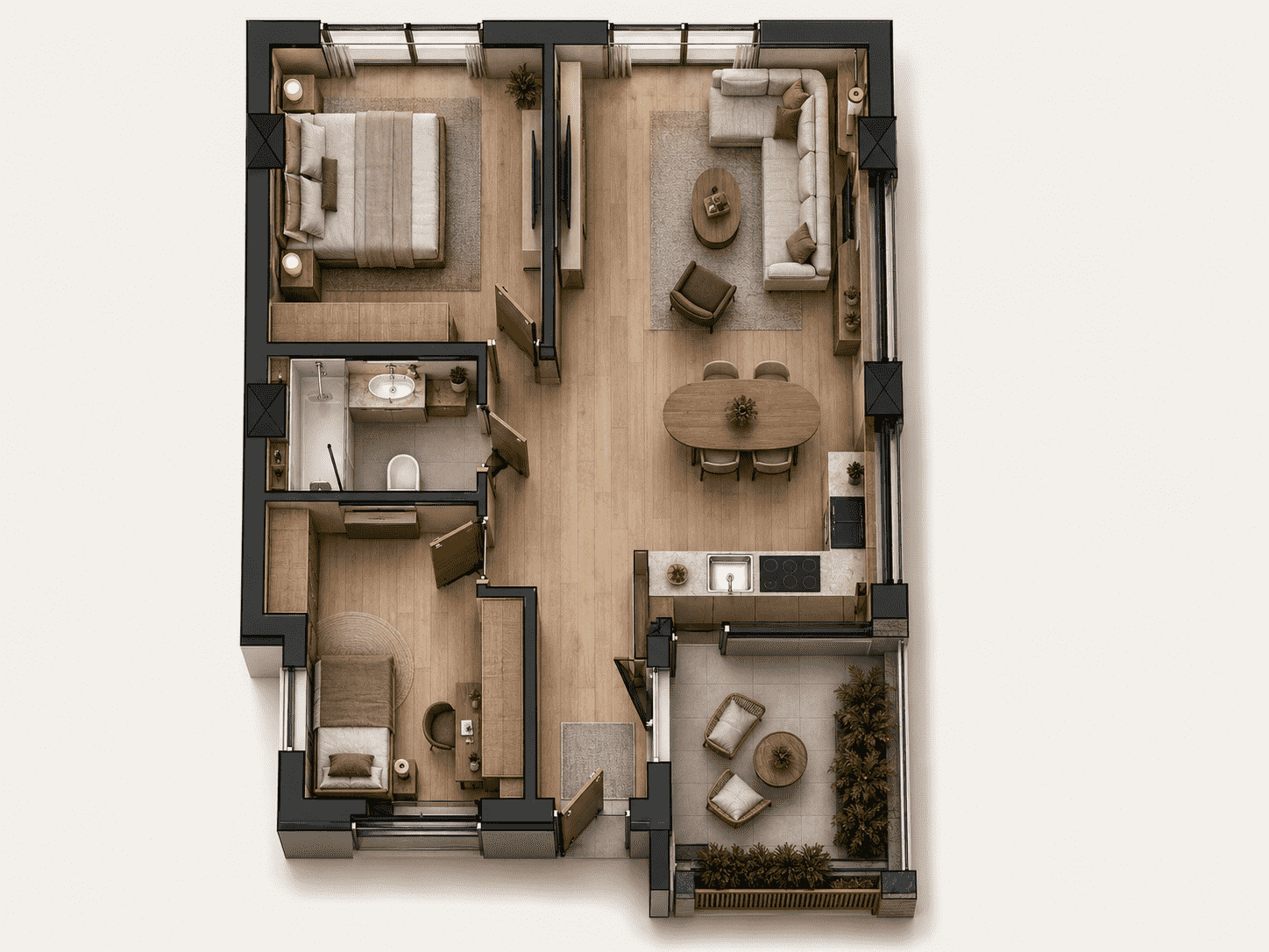 LIAM 2 Residence – Moderné apartmány len 400 m od mora v Goleme - 9