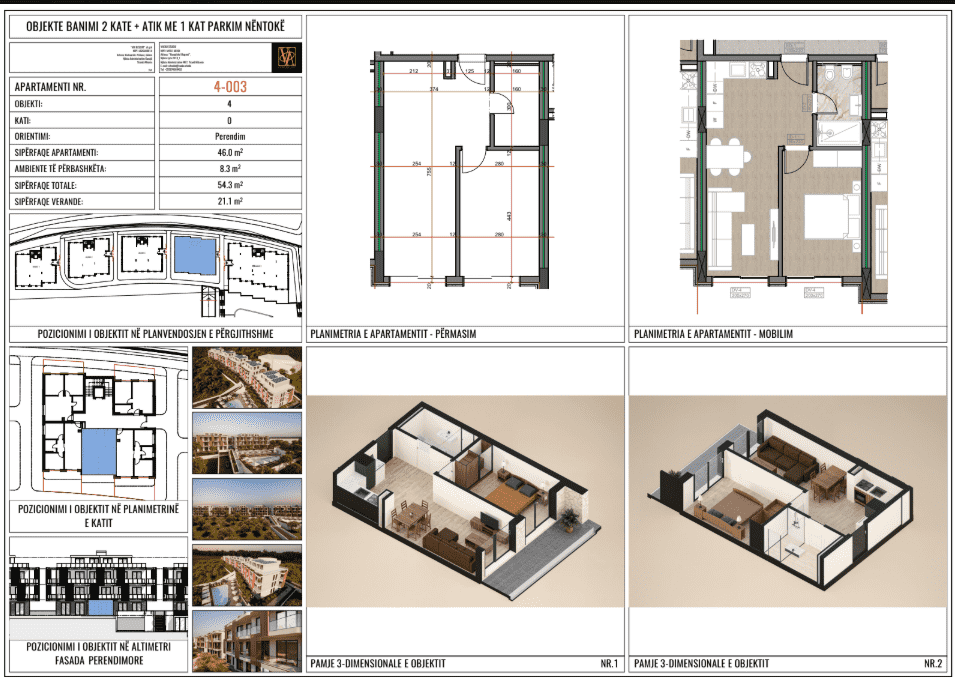 2-izbový apartmán v projekte VM Hills Residence, Golem – 10 minút od pláže - 2