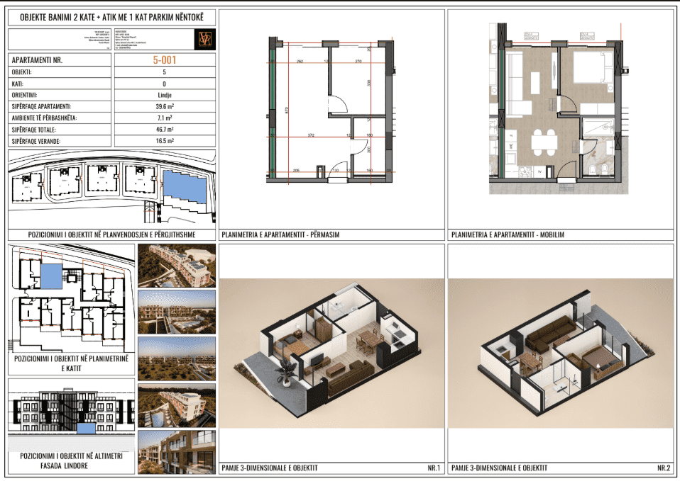 2-izbový apartmán v projekte VM Hills Residence, Golem – 10 minút od pláže - 2