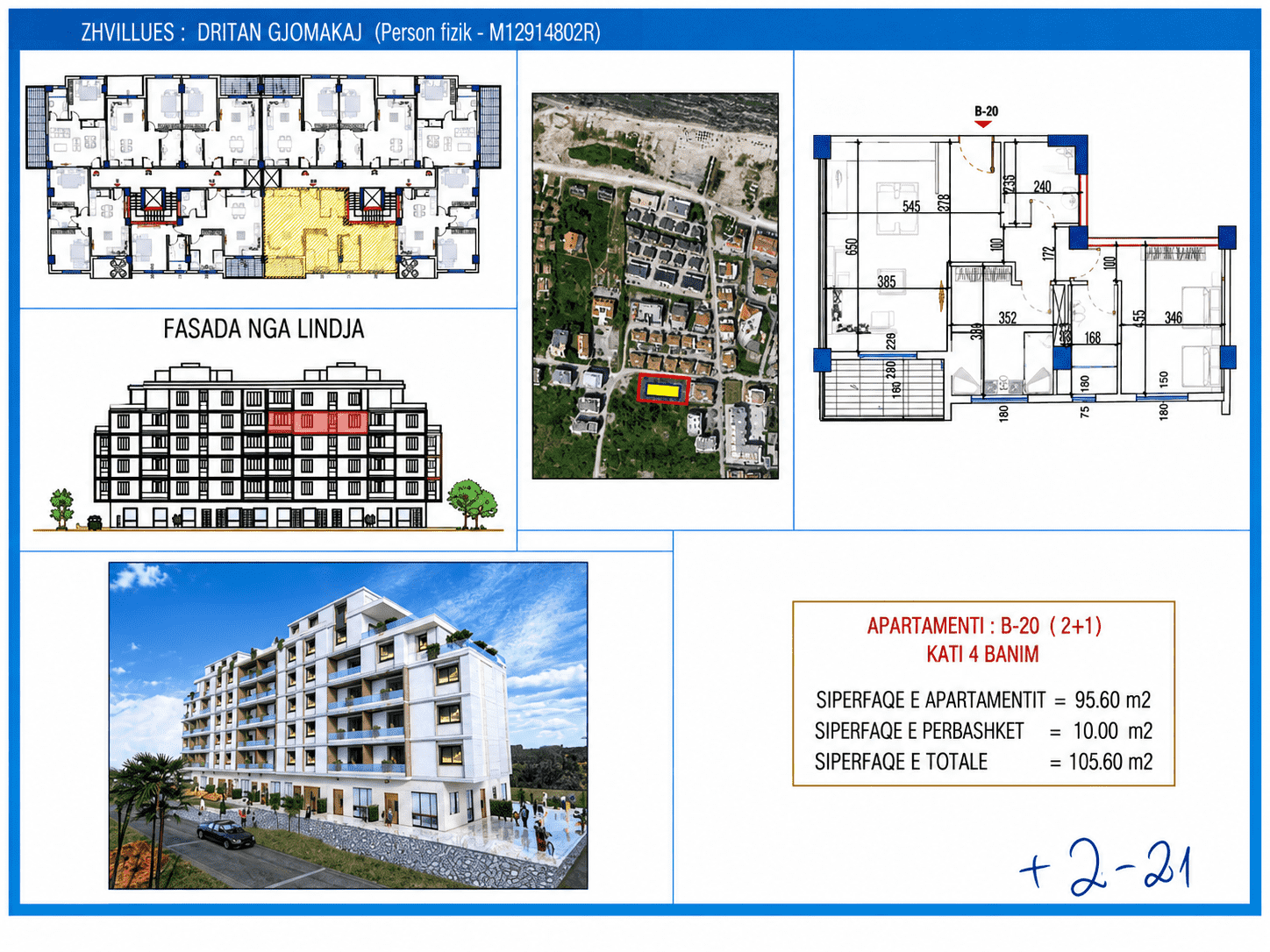 Golem, new building - 2-bedroom apartment with balcony, 300 m from the sea - 4