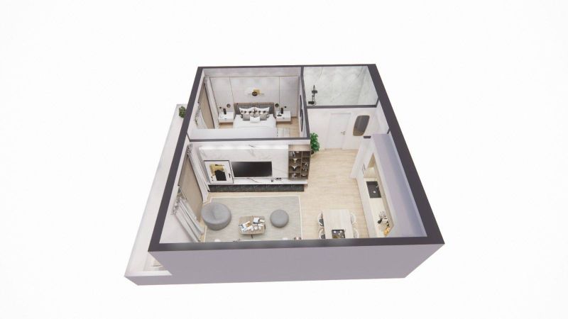 Investment opportunity in a popular project 67.46 m2. Continuation of installments - 11