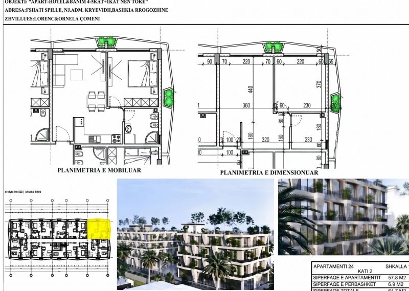 Albania, Spille - Modern 1 - bedroom apartment  - 8