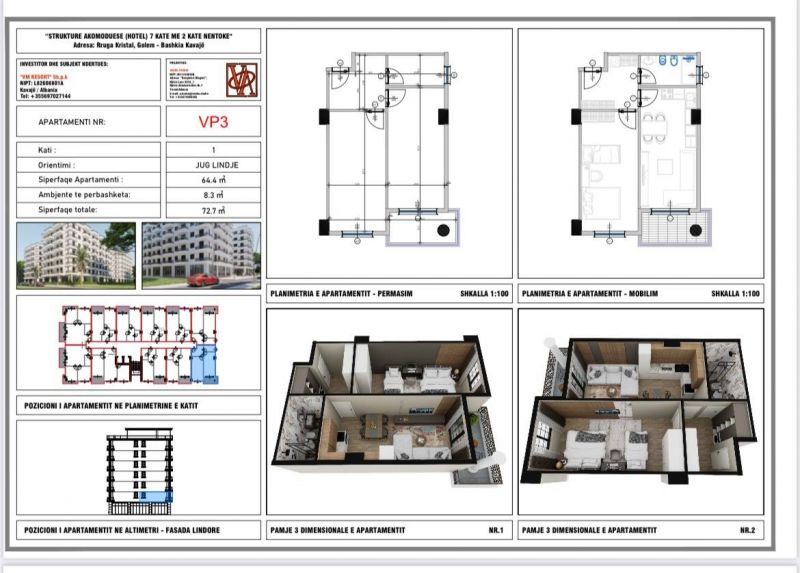 Apartments in a resort with an Aquapark. Already under construction! Only 200m from the sea. - 16