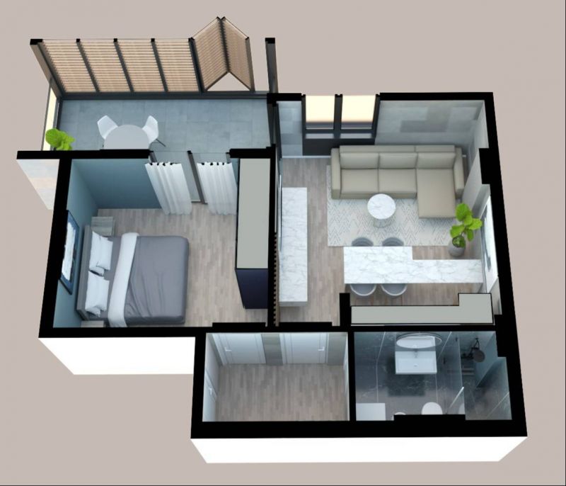 Projekt s bazénom a výhľadom na more od 800€/m2, aj na splátky. - 8