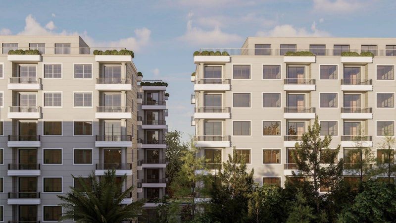 Apartments in a resort with an Aquapark. Already under construction! Only 200m from the sea. - 11