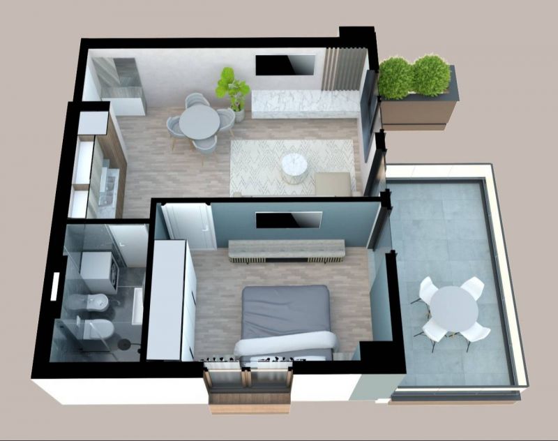 Projekt s bazénom a výhľadom na more od 800€/m2, aj na splátky. - 14