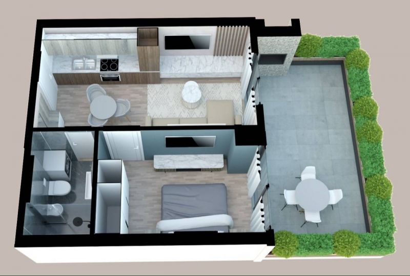 Projekt s bazénom a výhľadom na more od 800€/m2, aj na splátky. - 19
