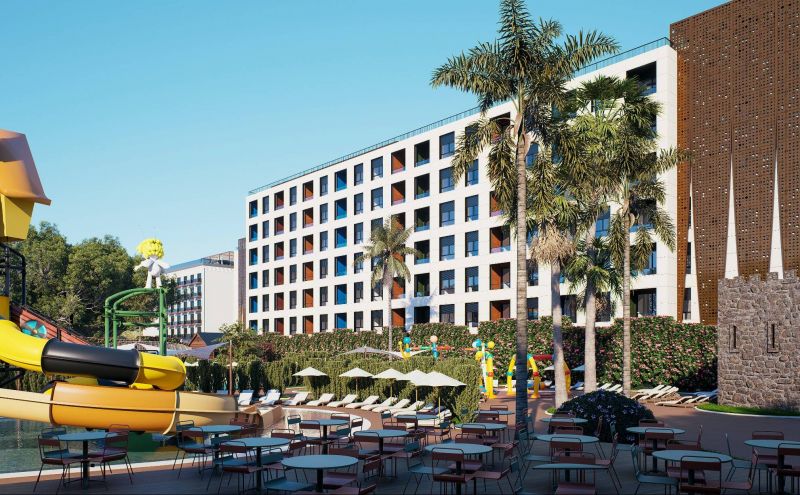 Apartments in a resort with an Aquapark. Already under construction! Only 200m from the sea. - 42