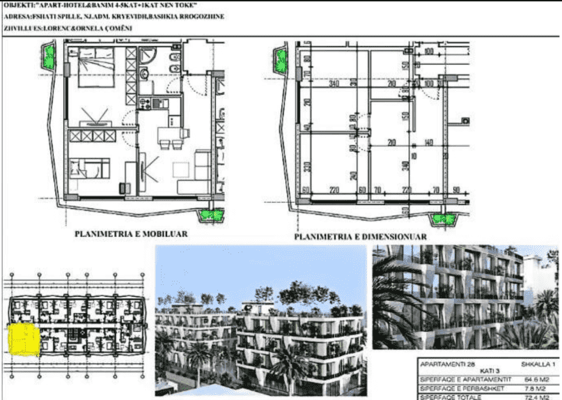 Albánsko, Spille - moderný 3- izbový byt - 10