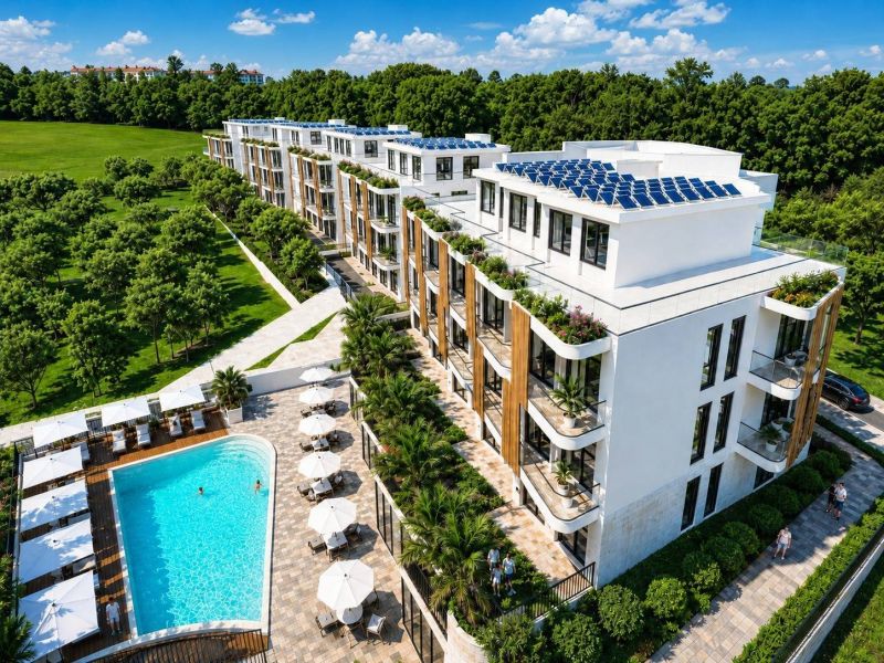 3-izbový apartmán v projekte VM Hills Residence, Golem – 10 minút od pláže - 11
