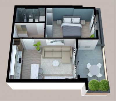 Projekt s bazénom a výhľadom na more od 800€/m2,  aj na splátky. - 9