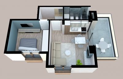 Projekt s bazénom a výhľadom na more od 800€/m2,  aj na splátky. - 11