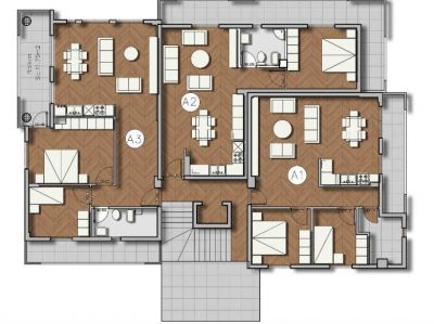 Apartmány pri mori rôznych metráží - 9