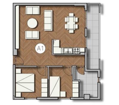 Apartmány pri mori rôznych metráží - 10